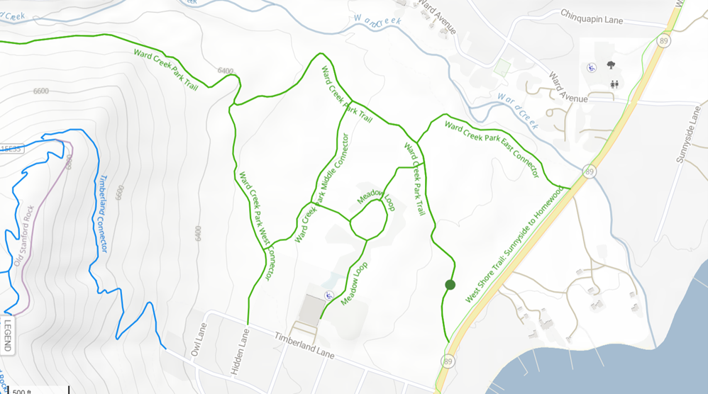 Ward Creek map image